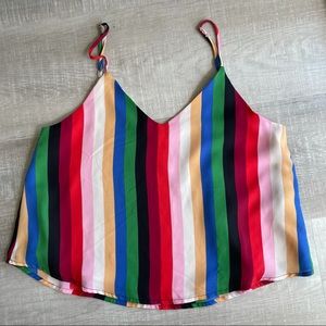 Forever 21 striped flowy top